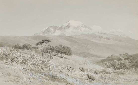 COMPTON, EDWARD THEODORE. ''Der Kilimandscharo aus S.W.'' - photo 1