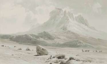 COMPTON, EDWARD THEODORE. ''Der Mawensi (5355 mtr) aus W. v. Hochplateau (4360 mtr)''