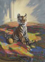 Jantsy-Horvath, C.. Spielender kleiner Tiger