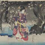 Kunisada (Toyokuni III) & Utagawa Kuniyoshi, Utagawa . Leporello mit 19 Farbholzschnitten Japan 1842-1850. - фото 2