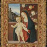 Italien (Toskana / Umbrien) 2. Hälfte 15. Jahrhundert. Maria mit dem Kind und Engeln - Foto 2