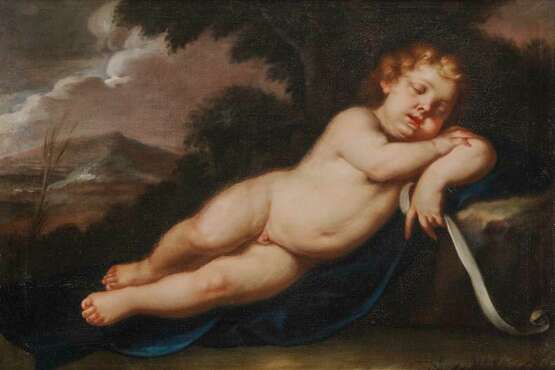ITALIEN 17. Jahrhundert. Schlafendes Jesuskind - photo 1