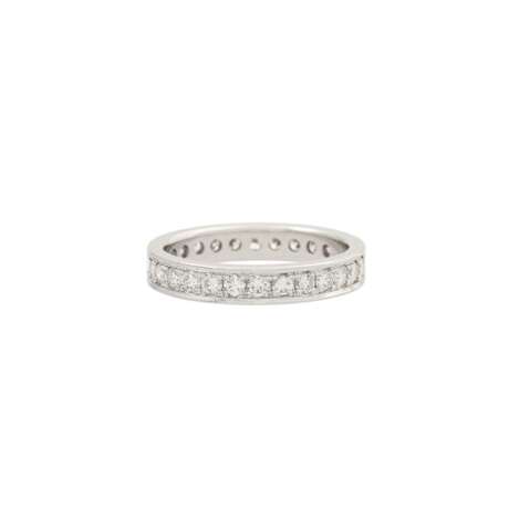 Memory Ring mit Brillanten zus. ca. 1 ct, - photo 4