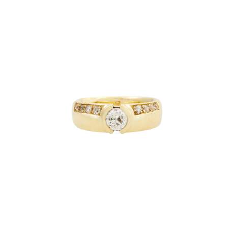 Ring mit Altschliffdiamant ca. 0,7 ct, - photo 2