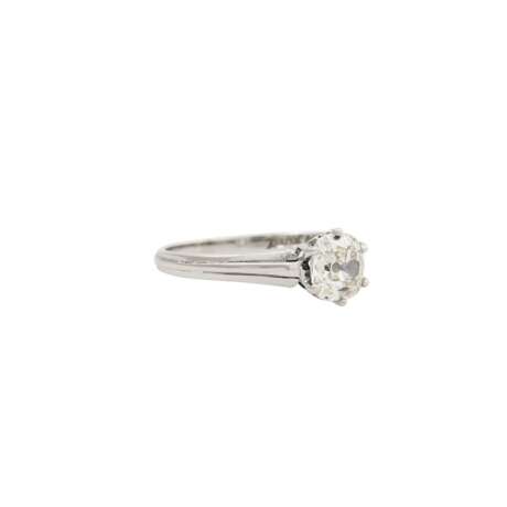 KURTZ Solitär Ring mit Altschliff-Diamant ca. 0,8 ct, - photo 1