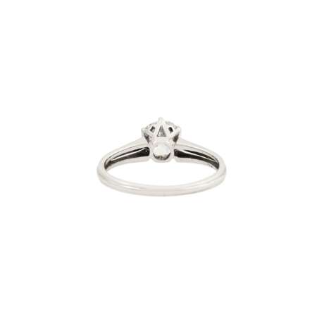 KURTZ Solitär Ring mit Altschliff-Diamant ca. 0,8 ct, - photo 4