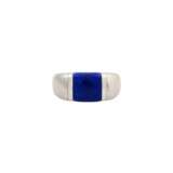 Ring mit feiner Lapislazuli- Einlage, - photo 2