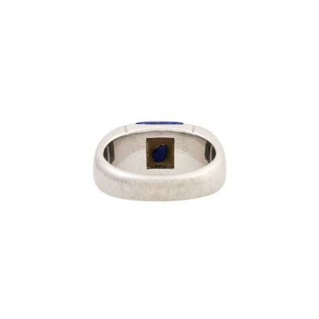 Ring mit feiner Lapislazuli- Einlage, - photo 4