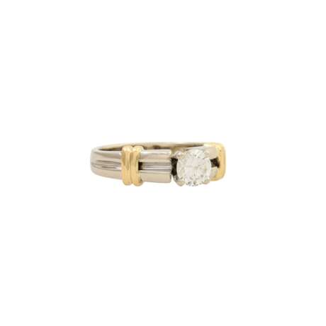 Ring mit Brillant ca. 0,5 ct, - photo 1