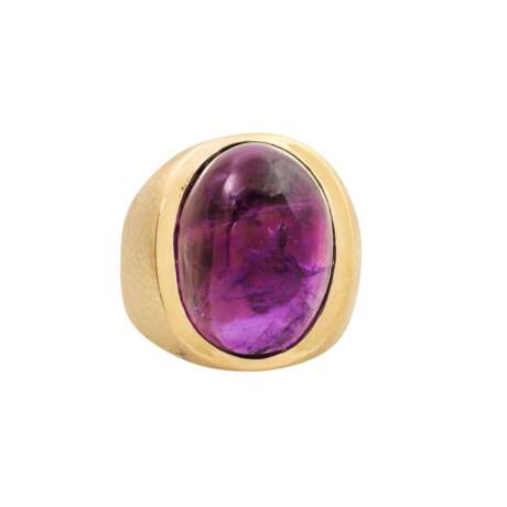 Ring mit ovalem Amethystcabochon - фото 2