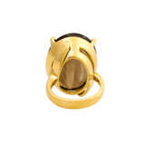 Ring mit oval facettiertem Rauchquarz von ca. 31 ct, - фото 4