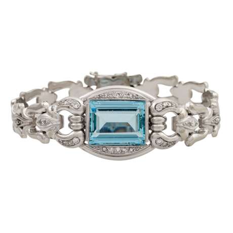 Armband mit feinem Aquamarin ca. 7 ct, - photo 1