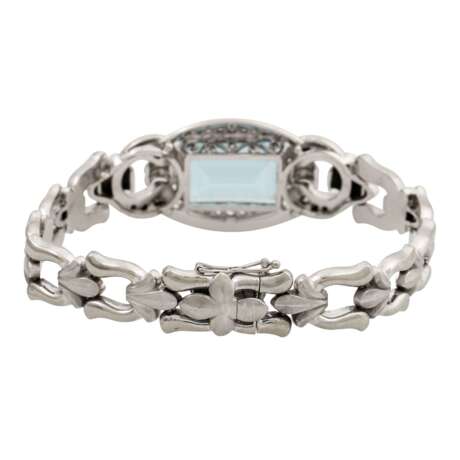 Armband mit feinem Aquamarin ca. 7 ct, - photo 2