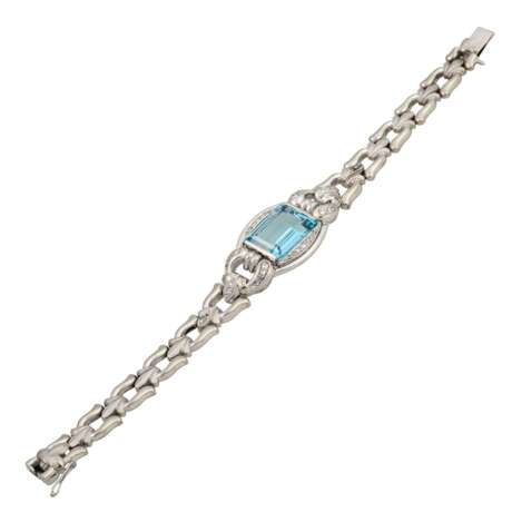 Armband mit feinem Aquamarin ca. 7 ct, - photo 3