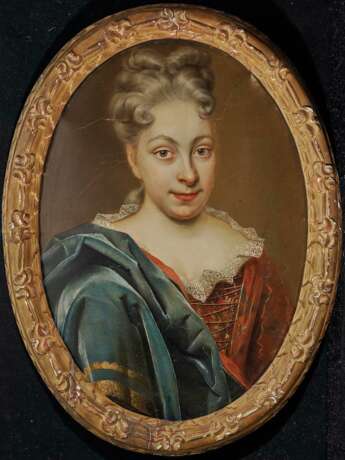 DEUTSCH um 1715. Damen- und Herrenporträt - Foto 3