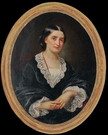 ITALIEN um 1840. Damenbildnis - photo 2