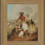 Frankreich (Ary Scheffer, 1795 Dordrecht - 1858 Argenteuil, Umkreis?) 1. Hälfte 19. Jahrhundert. Griechischer Freiheitskämpfer mit zwei jungen Frauen und einem Kind - photo 2