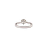 Solitärring mit Altschliffdiamant ca. 0,7 ct, - Foto 4