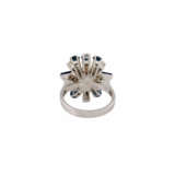 Ring mit Perle, Saphiren und Brillanten, zus. ca. 0,6 ct, - photo 4