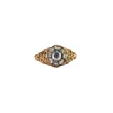 Ring mit Diamantrosen von zus. ca. 1,2 ct, - photo 2