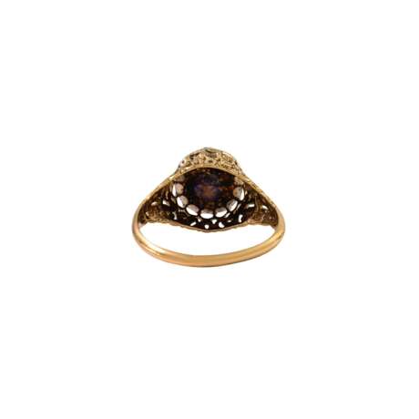 Ring mit Diamantrosen von zus. ca. 1,2 ct, - photo 4