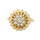 Ring mit Brillanten von ca. 1 ct, - photo 2