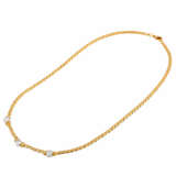 Collier mit 3 Brillanten zus. ca. 0,75 ct, - photo 3