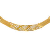 Collier mit Brillanten zus. ca. 1 ct, - photo 2