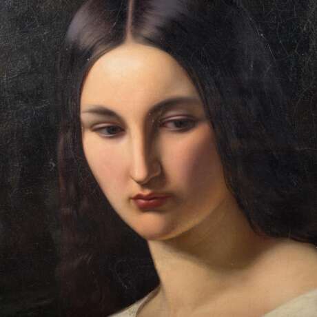 KRAFFT, JOHANN WILHELM (1808-1865) "Schönheit mit offenem Haar" 1840 - Foto 6