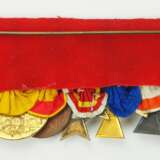 Baden: Große Ordenschnalle eines Offiziers und Weltkriegsteilnehmers mit 9 Auszeichnungen. - photo 3