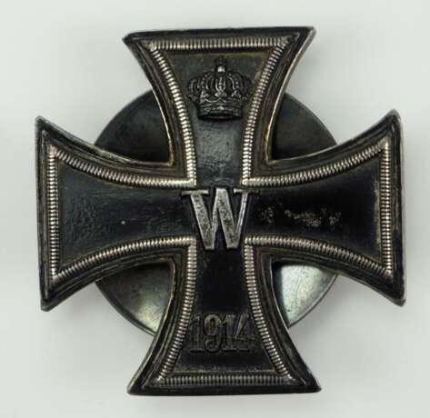 Preussen: Eisernes Kreuz, 1914, 1. Klasse - Schraubscheibe Deutscher Offiziers-Verein. - photo 1