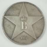 Belgien: Silbermedaille auf Baudouin I. (1953-1993) - Foto 2
