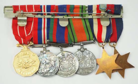 Großbritannien: Ordenschnalle eines kanadischen Veteranen des 2. Weltkrieges. - фото 3
