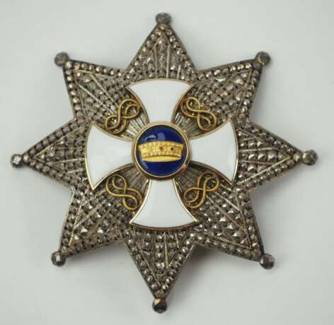 Italien: Orden der Krone von Italien, Großoffiziers Stern. - photo 1