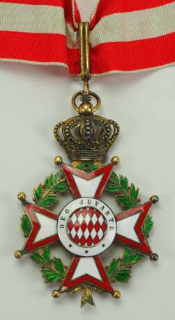 Monaco: Orden des heiligen Karl, 3. Modell (seit 1863), Komturkreuz. - Foto 3