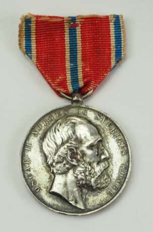 Norwegen: Medaille für Edle Tat, 1. Modell (Oscar II. - 1885-1905), 3. Klasse. - photo 1