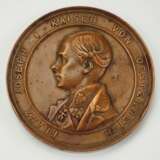 Österreich: Medaille Franz Joseph I. auf die gefallenen Helden von Ofen 1849, in Bronze. - Foto 1