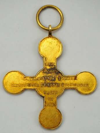 Vatikan: Laterankreuz, 1. Modell, Gold. - фото 3