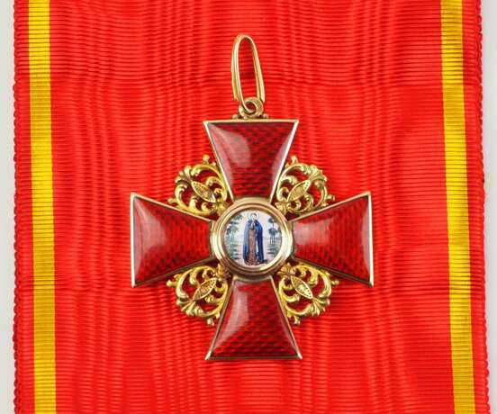 Russland: Orden der hl. Anna, 2. Modell (1810-1917), 1. Klasse Kleinod. - фото 1