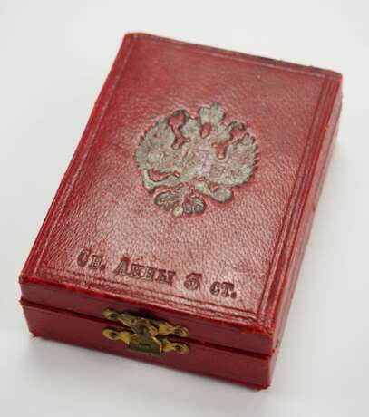 Russland: Orden der hl. Anna, 2. Modell (1810-1917), 3. Klasse, im Etui - Keibel. - Foto 2