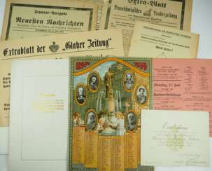 Deutsches Reich: Dokumenten Lot.