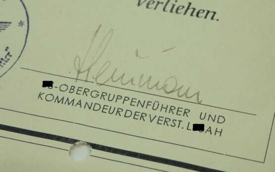 Allgemeines Sturmabzeichen Urkunde für einen Rottenführer der 2./ Infanterie-Regiment LAH. - photo 2