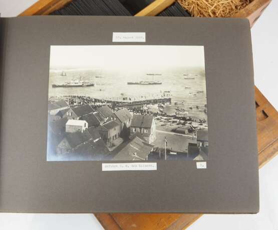 Helgoland Fotoalbum und Glasplatten-Negative. - фото 1
