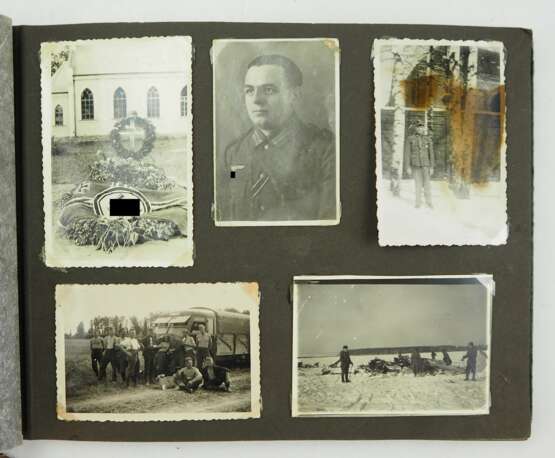 Wehrmacht: Fotoalbum eines Nachschub Soldaten. - photo 4