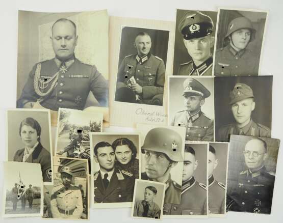 Wehrmacht: Porträt Foto Lot. - фото 1