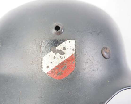 Luftwaffe: Stahlhelm M40 - Doppelemblem. - photo 6