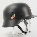 Luftwaffe: Stahlhelm M40 - Doppelemblem. - photo 7