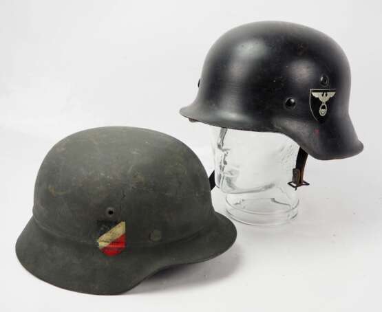 3. Reich: Stahlhelm - 2 Exemplare. - photo 1