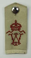 Hessen: Schulterklappe für Mannschaften im Infanterie-Regiment „Kaiser Wilhelm“ (2. Großherzoglich Hessisches) Nr. 116.