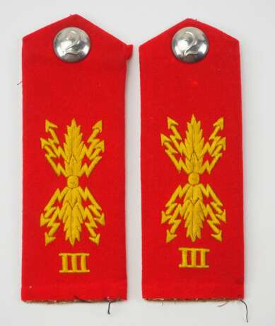 Preussen: Paar Schulterklappen für Mannschaften der 2. Kompanie des Telegraphen-Bataillon III. - фото 1